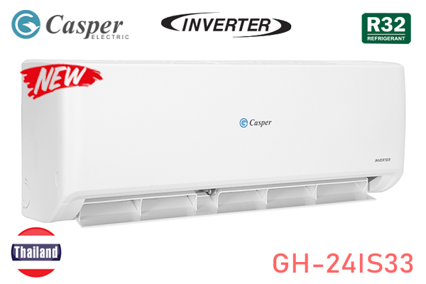 Điều hòa Casper 24000 BTU 2 Chiều Inverter GH-24IS33