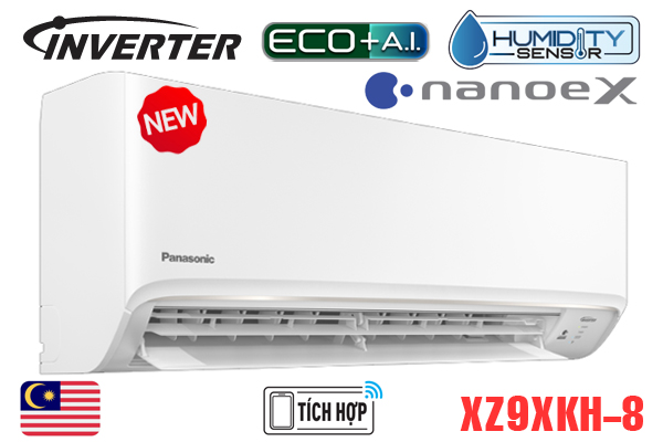 Điều hòa Panasonic 9000 BTU 2 Chiều Inverter XZ9XKH-8
