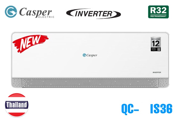 Điều hòa Casper 12000BTU inverter QC-12IS36